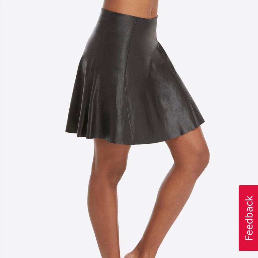 SPANX Leather Skirt New M
